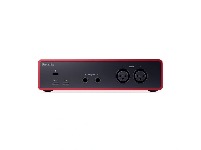 Focusrite Scarlett 2i2 Gen. 4 USB-lydkort, 2 inn/2 ut 