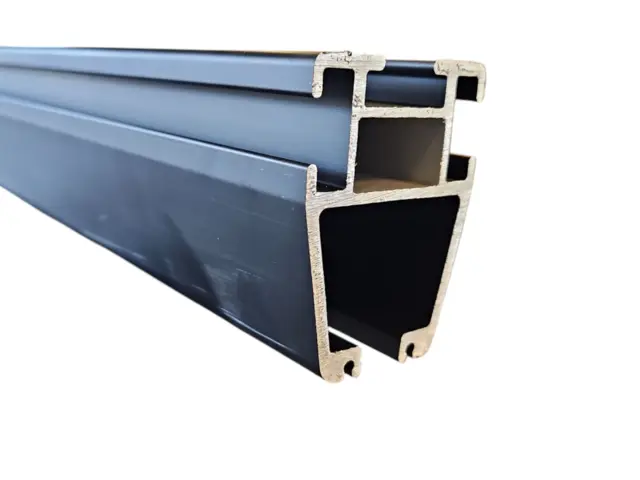 LMT-MEK Teppeskinne svart 6,1m Alu Svart 6,1 meter 