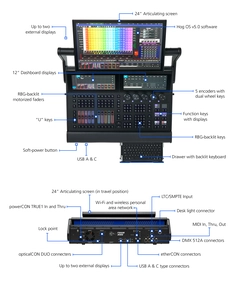 ETC Tour Hog console in road case