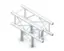 Milos M390L Quatro Heavy duty 3 way t-piece truss corner HD