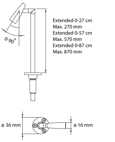CLS Focus Micro 2700K 95CRI Extended 0-60cm White 