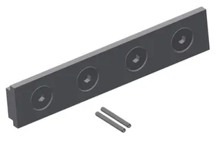 LMT-MEK Teppeskinne skjøtestykke komplett til 403-1001