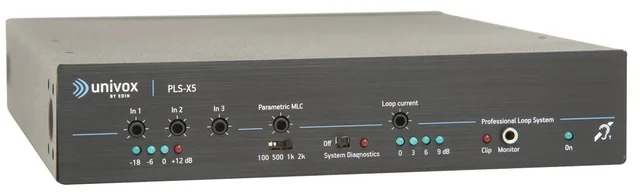 Univox PLS-X5 teleslyngeforsterke ca 500 m2 