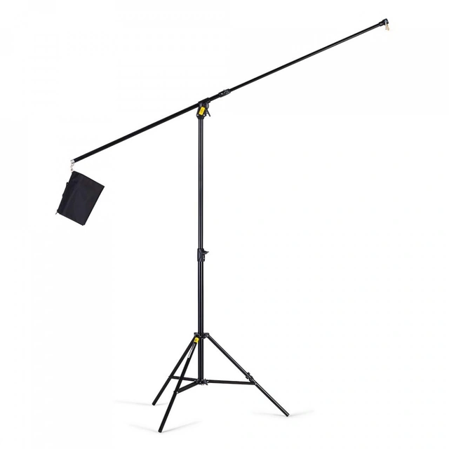 Manfrotto 420B Lysstativ Kombibom 131-392cm Max 9kg med sandsekk Sort 