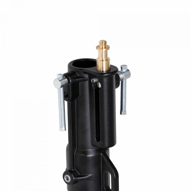 Manfrotto 270BSU Lysstativ Super i stål 144-477cm Max 40kg Sort 