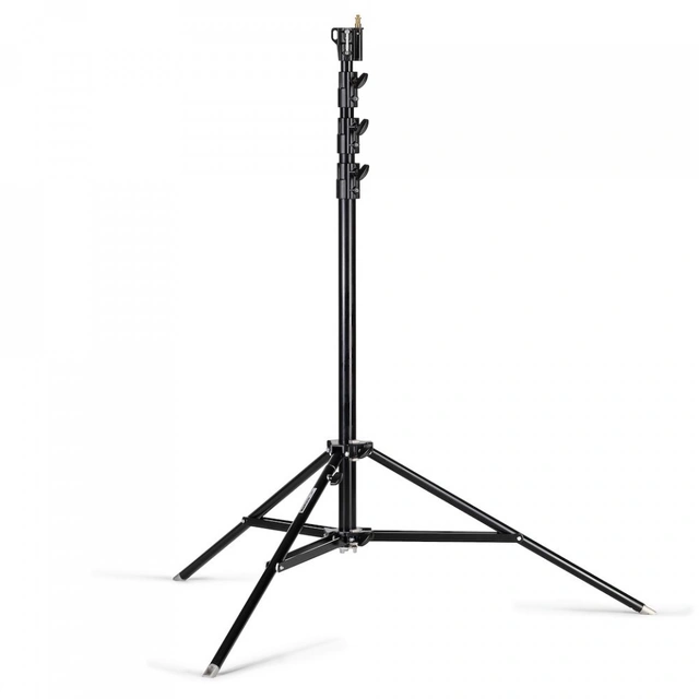 Manfrotto 269BU Lysstativ SuperAluminium 144-455cm Max 35kg m/1utjevningsben Sort 