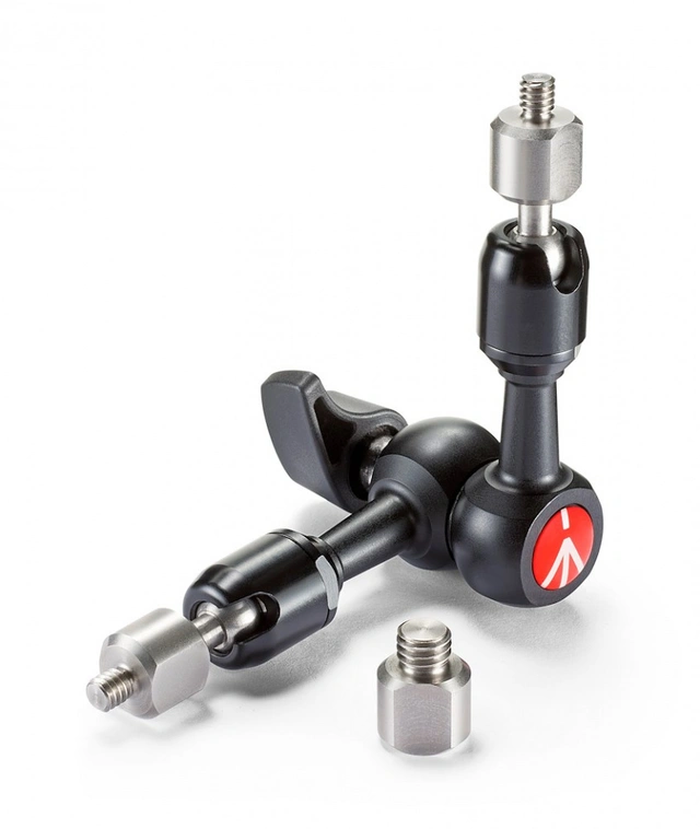 Manfrotto 244Micro Friksjonsarm 15cm med utbyttbare fester 