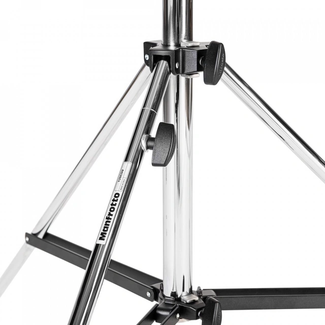 Manfrotto 126CSU Lysstativ for tung last 131-333cm Max 40kg i stål 