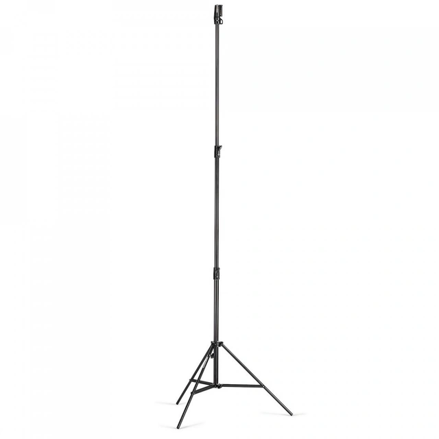 Manfrotto 126BSUAC Lysstativ tung last 131-333cm Max 40kg med luftdemping Sort 