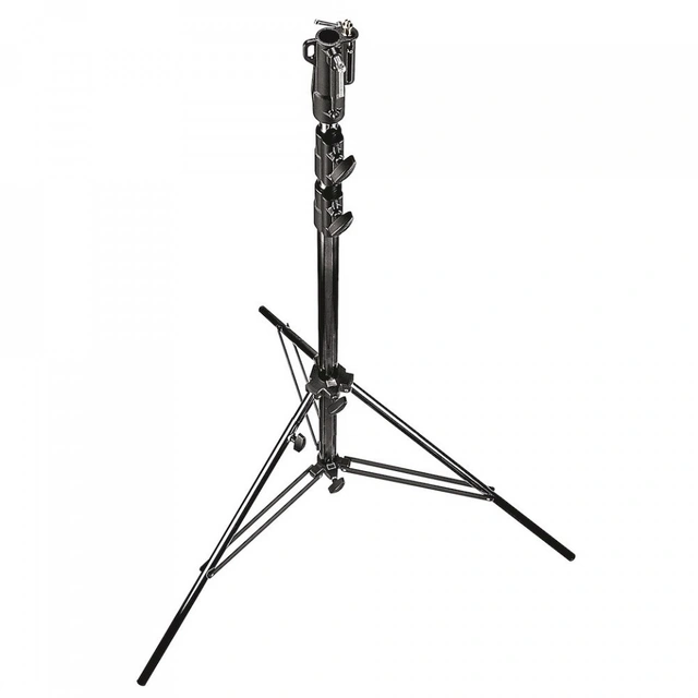 Manfrotto 126BSU Lysstativ for tung last 131-327cm Max 40kg sort 