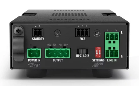 Adam Hall 1-Channel Mini InstallationAmp 60 W @ 4 Ohm / 70V/100V 