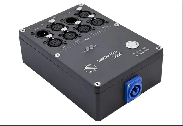 Sundrax DMX Splitter Duo 2 DMX inn 2x2 DMX ut 