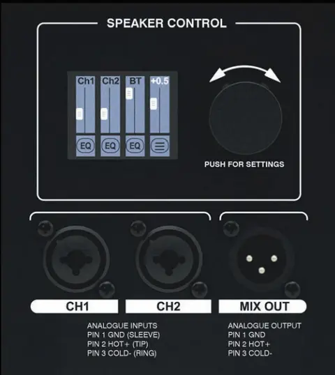 Martin Audio Blackline XP 18" sub Powered. 2000W. Black 