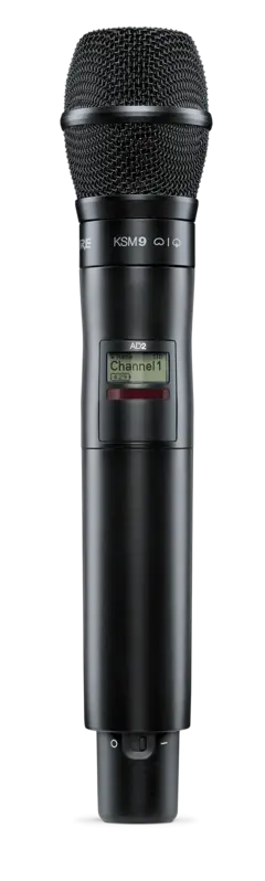 Shure AD2 Handheld Transmitter KSM9 Black (470-636MHz)