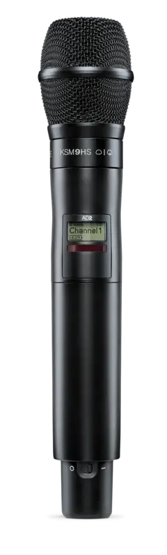 Shure AD2 Handheld Transmitter KSM9HS Black (470-636MHz)
