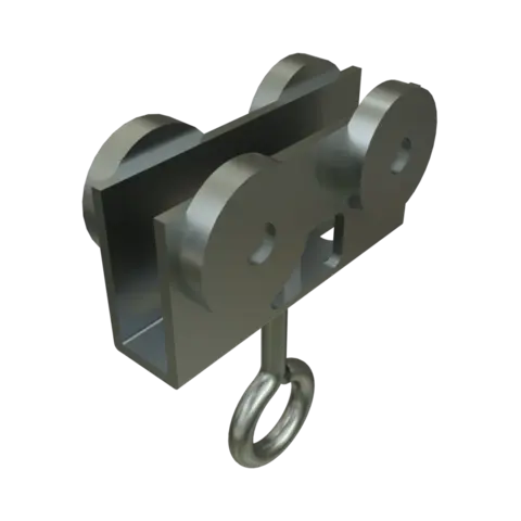 Unistrut P 2751 Stål Dobbelt Vogn