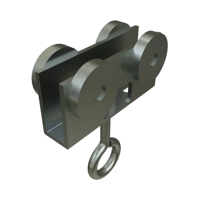 Unistrut P 2751 Stål Dobbelt Vogn 