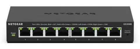 Netgear GS308E Managed L2/L3 Gigabit (10/100/1000) 