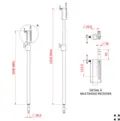 Doughty T44640 Two Stage Extension (1.00m - 1.65m)