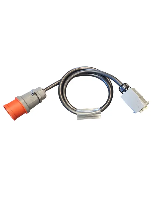LMT-CAB Kraftkabel 32A 400V-Harting 3 fas-Harting  DDE PDU 