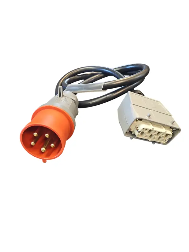 LMT-CAB Kraftkabel 32A 400V-Harting 3 fas-Harting  DDE PDU 