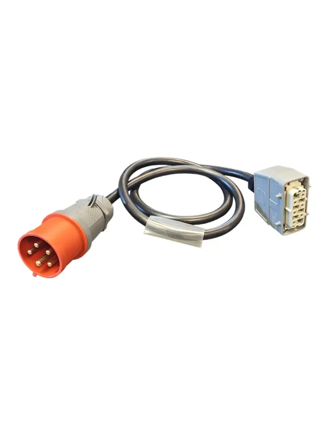 LMT-CAB Kraftkabel 32A 400V-Harting 3 fas-Harting  DDE PDU 