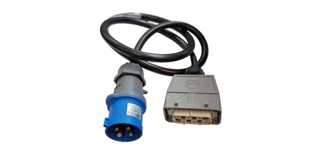 LMT-CAB Kraftkabel 32A 230V-Harting 3 fas-Harting  DDE PDU 