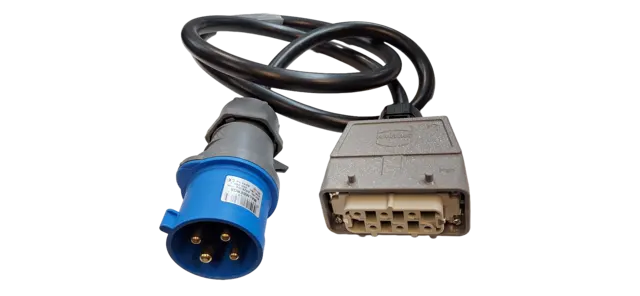 LMT-CAB Kraftkabel 32A 230V-Harting 3 fas-Harting  DDE PDU 