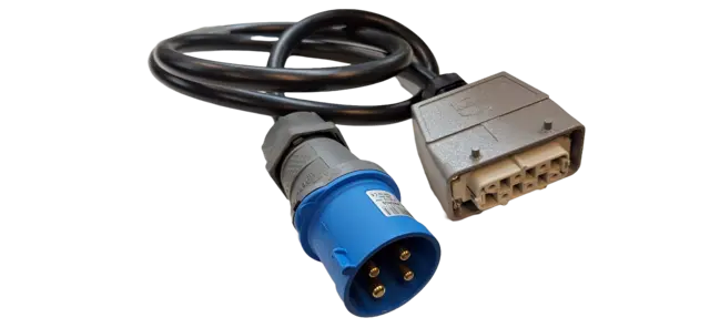LMT-CAB Kraftkabel 32A 230V-Harting 3 fas-Harting  DDE PDU 