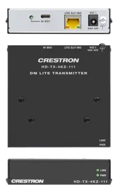 Crestron HD-TX-4KZ-111 DM-Sender 4K60 4:4:4  med USB-C Inngang