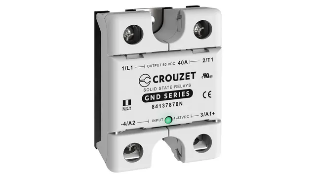 Crouzet crydom solid state rele 40A/5-60V DC (3-32V DC) 