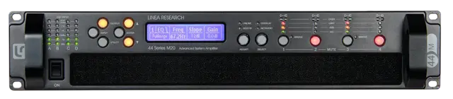 Linea 44 M6 4x 1,500W at 2 or 4 Ohm DSP 4x Analogue, 2x AES3Touring 