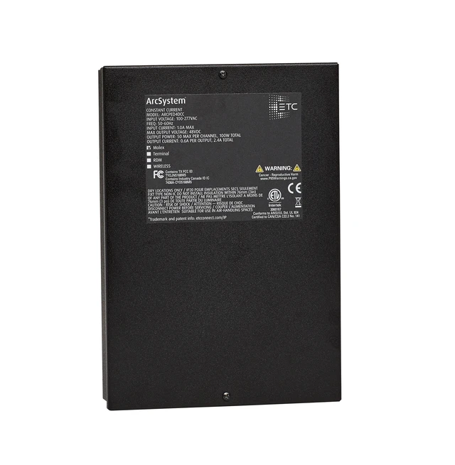 ETC ArcSystem D4 CE 150 Emerg Driver, RDM, Terminal, CC, Wall mount 