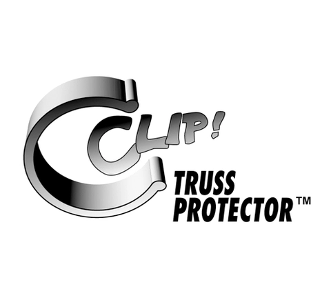 CT C CLIP TRUSS PROTECTOR, 2” (BLACK) 