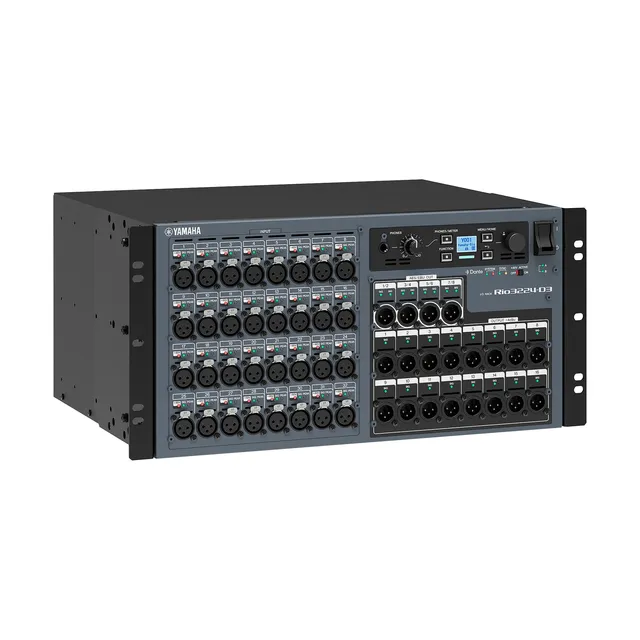 Yamaha RIO3224-D3 Dante rack I/O, 32/24 