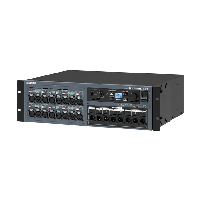 Yamaha RIO1608-D3 Dante rack I/O, 16/ 8 