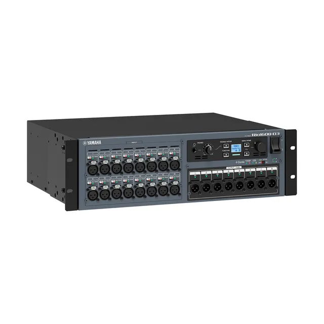 Yamaha RIO1608-D3 Dante rack I/O, 16/ 8 