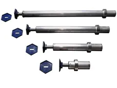 Nivtec alu levelling leg, +/- 3cm stage height:  20cm