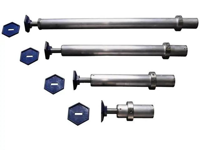Nivtec alu levelling leg, +/- 3cm stage height:  20cm 