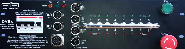Outboard DV8x Eight Channel Direct Control controller 