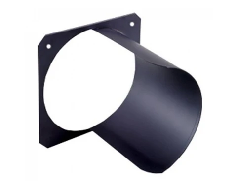 ETC Half hat 7.5" / 190mm with 6"/153mm tube - Black 