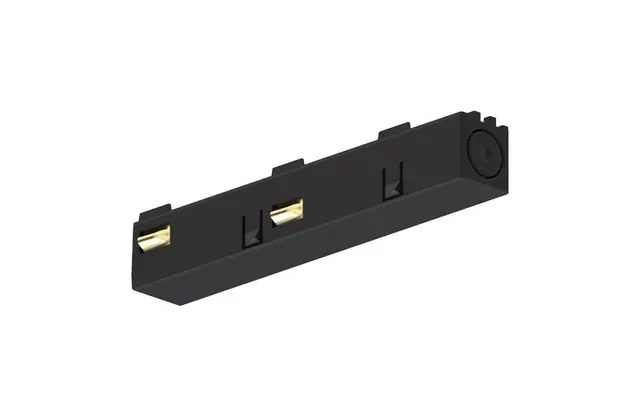 CLS Stucchi multisystem 1-fase rail end feed left black 