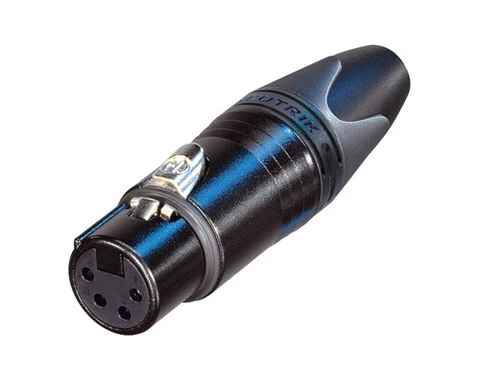 Neutrik NC4FXX-BAG 4P XLR Hun Kabel Sort 