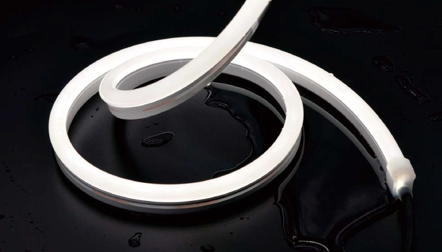 Protech LED (b12 - h25) Neon Side, White, 10w/m, IP67, 24V, Pr.m 