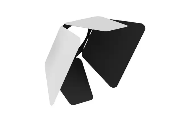 CLS Jade Zoom Barndoor white (inside black) 