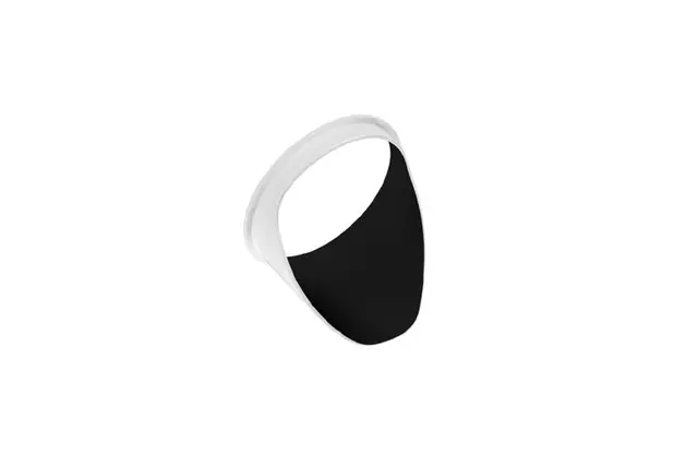 CLS Jade Expo Snoot half cut white (inside black) 