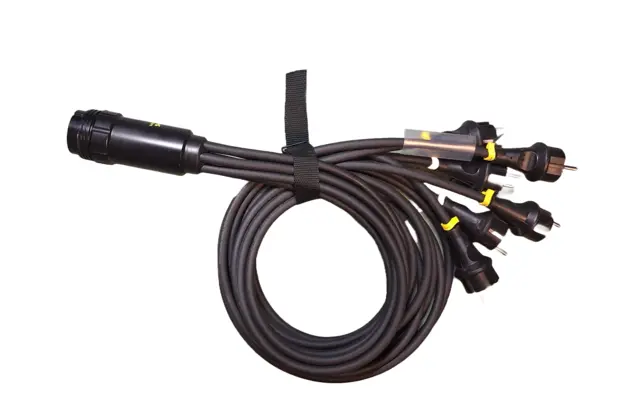 LMT-CAB Soca Blekksprut 1,5mm² 6x1,5 meter m/stropp og krymp 