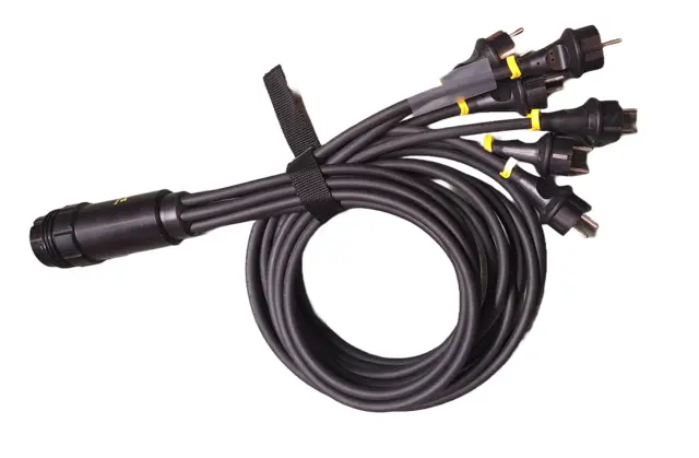 LMT-CAB Soca Blekksprut 1,5mm² 6x1,5 meter m/stropp og krymp 