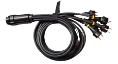 LMT-CAB Soca Blekksprut 1,5mm² 6x1,5 meter m/stropp og krymp