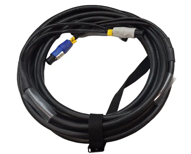 LMT-CAB Hybridkabel powerCon/Cat6 10,0 meter m/stropp, lengdemerk & krymp 